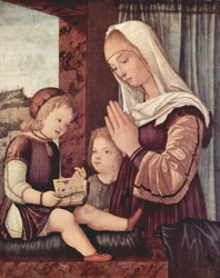 Mary and John the Baptist Adoring the Christ Child